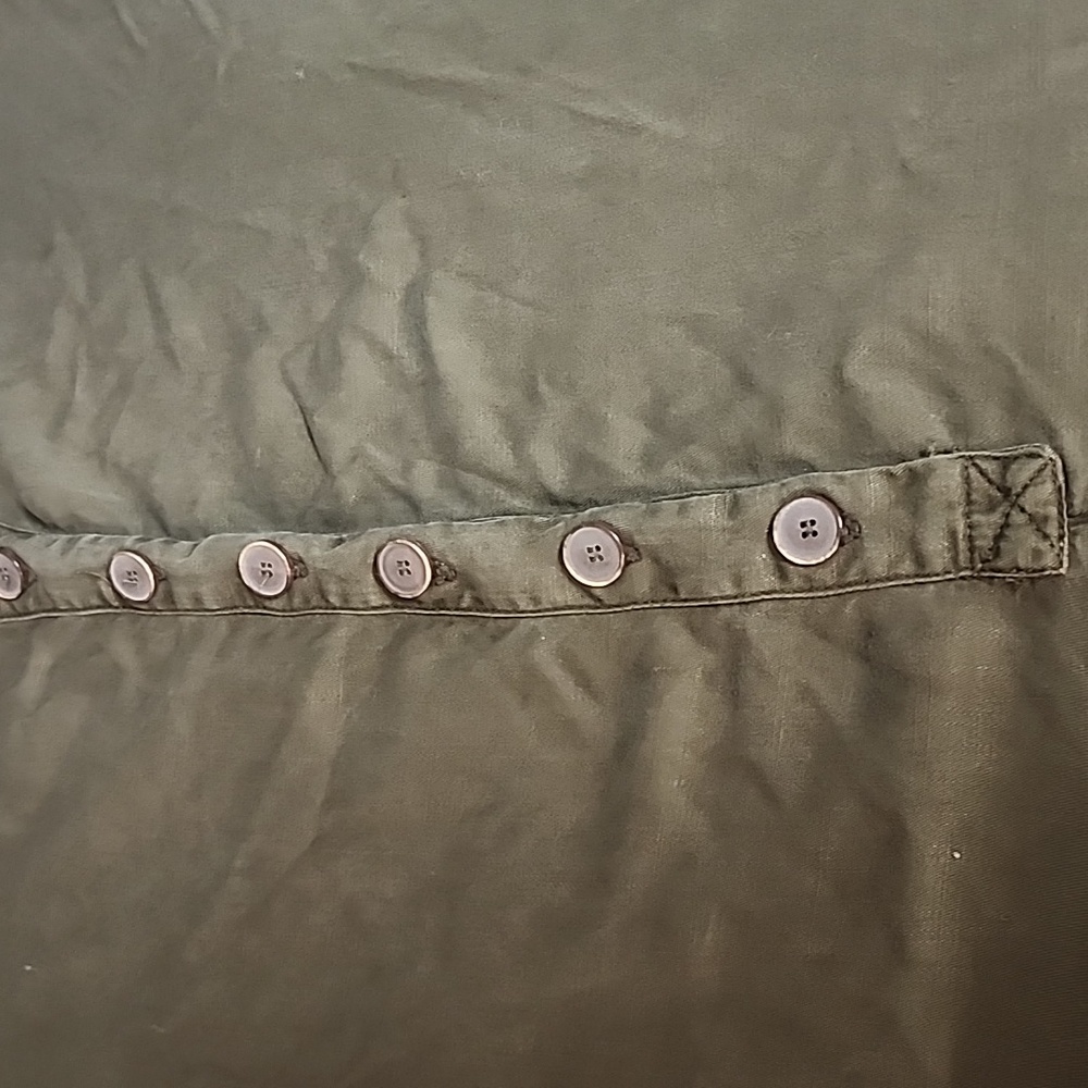 Mango Khaki Button-Down Jumpsuit - image 3